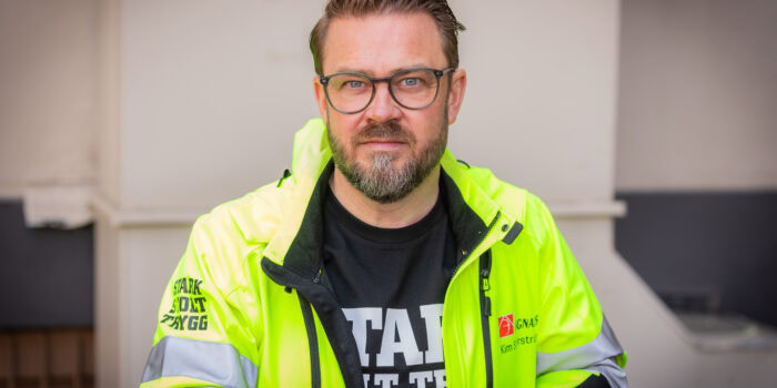 Kim Söderström, Byggnads förbundsordförande. Foto: Terese Perman