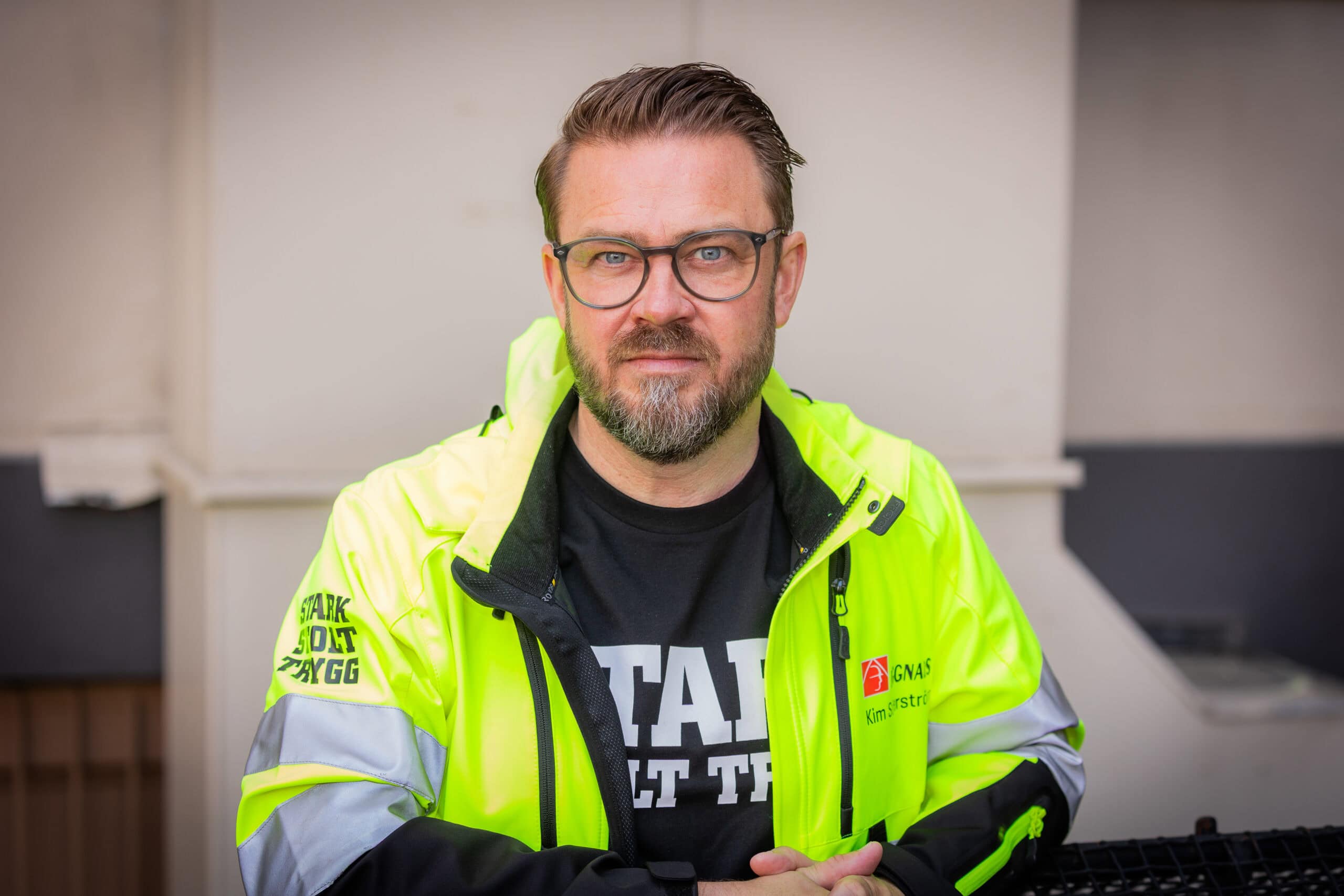 Kim Söderström, Byggnads förbundsordförande. Foto: Terese Perman