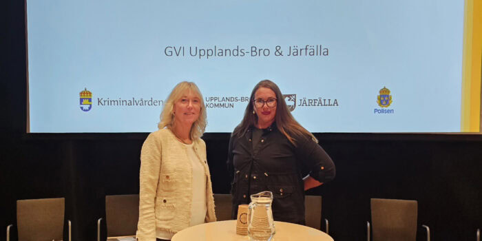 Vesna Jovic, kommundirektör i Järfälla och Ida Texell, kommundirektör i Upplands-Bro.