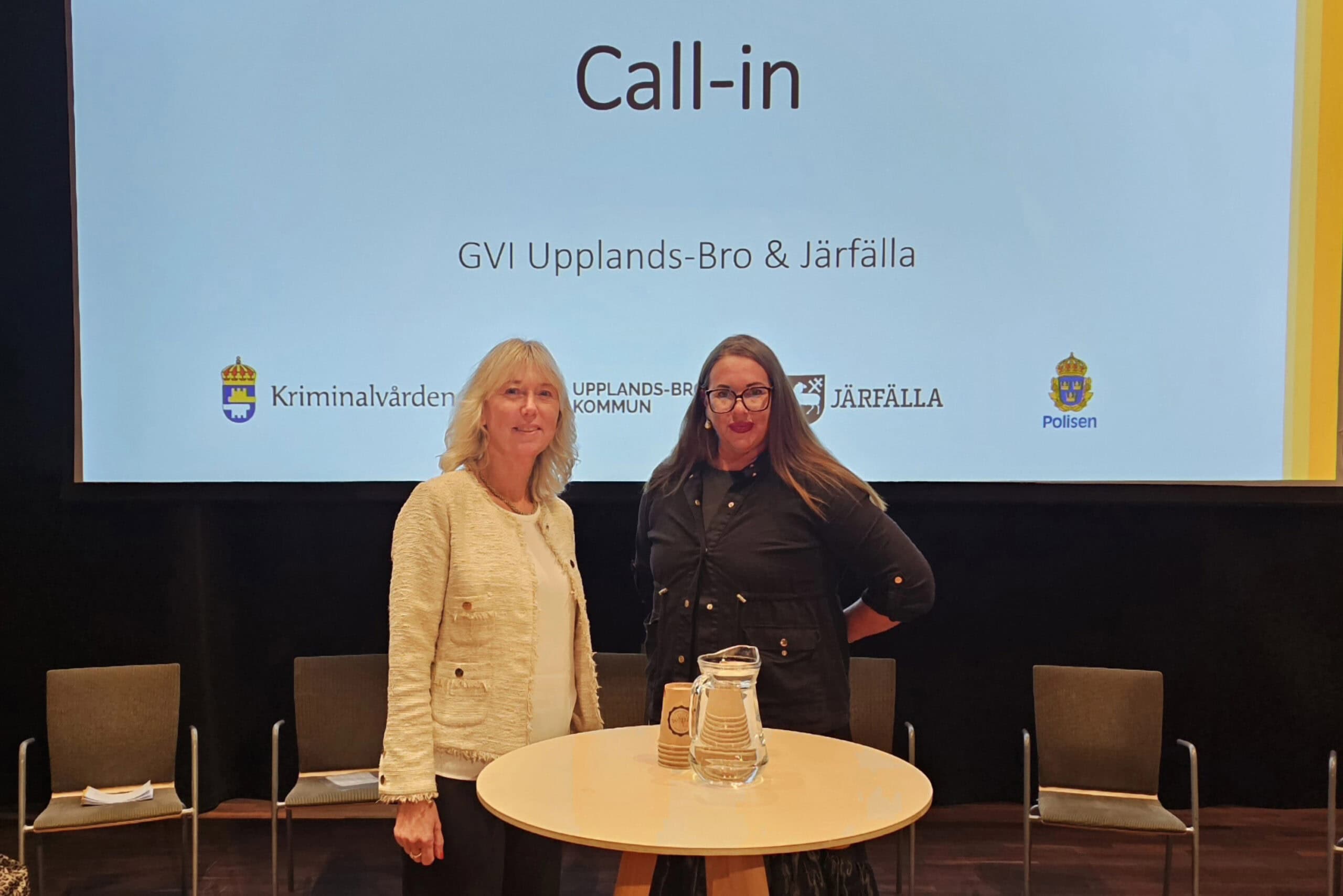 Vesna Jovic, kommundirektör i Järfälla och Ida Texell, kommundirektör i Upplands-Bro.