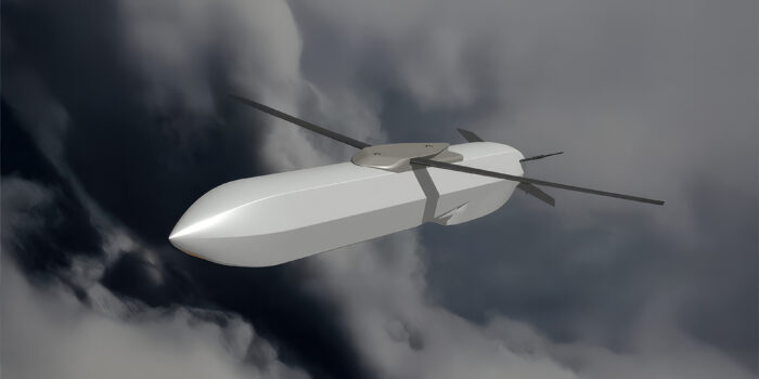 Konceptbild av en UAV