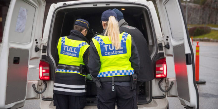 Tullverket ser en ökning av seriösa företag som utnyttjats för narkotikasmuggling av kriminella. Foto: Mette Ottosson/Tullverket.