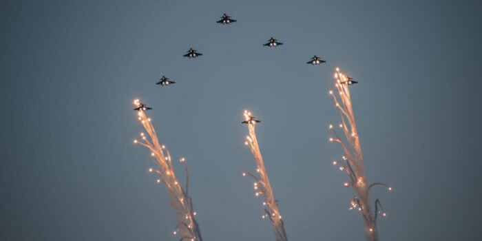 Per Forsberg Försvarsmakten julformation F 7 med f