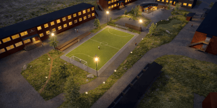 Viscaria Village Kvällsperspektiv