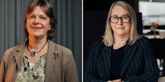 Jenny Lundström MP och Cecilia Linder M