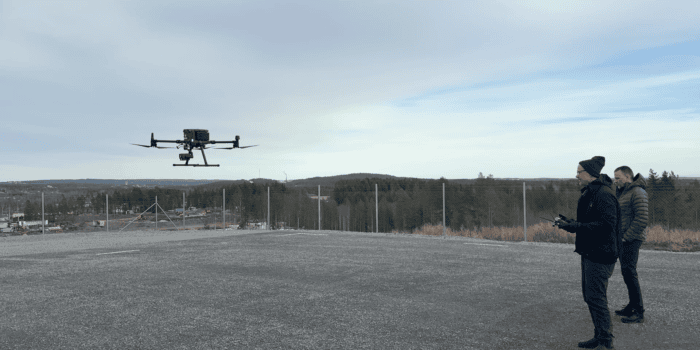 Region Västerbotten kör drönare