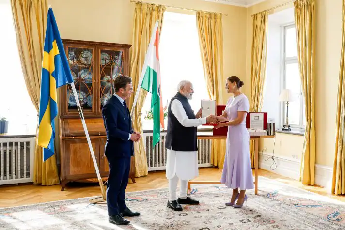 260517 indias prime minister receives order of the polar star mlb6273