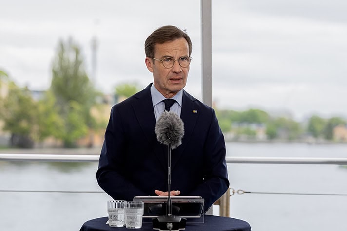 Statsminister Ulf Kristersson.