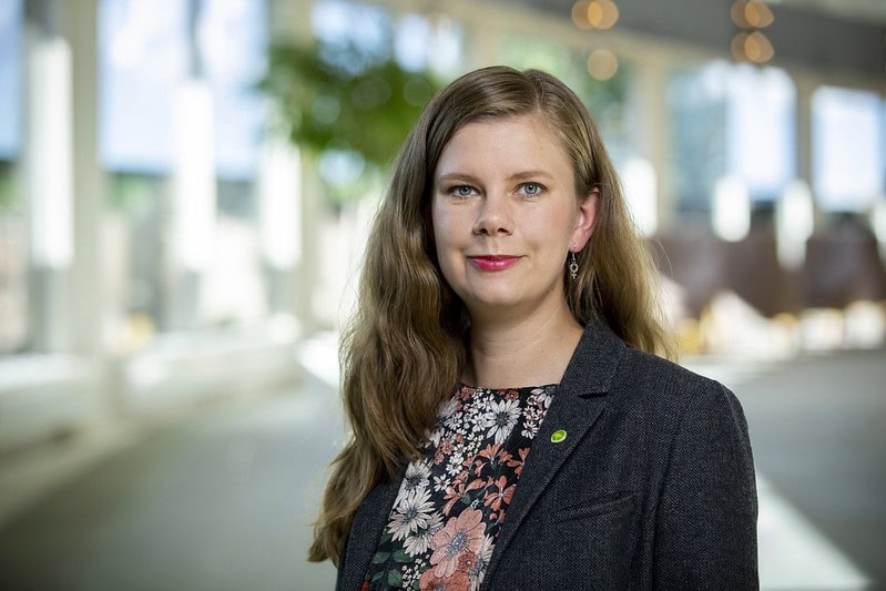 Emma Berginger. Foto: Miljöpartiet