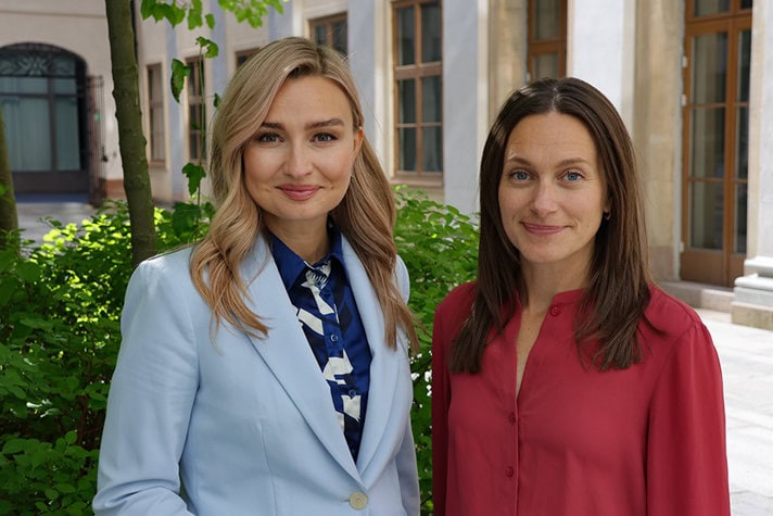 Energi- och näringsminister Ebba Busch och statssekreterare Ulrika Hoff. Foto: Regeringskansliet/Elima Mwinyipembe
