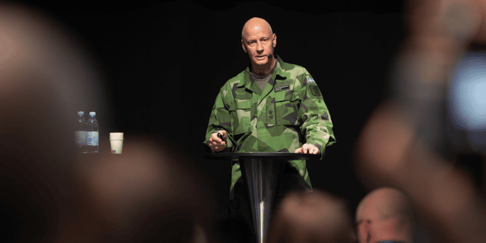 Arkivbild från SKYDD 2022 på Stockholmsmässan. Foto: Jens Reiterer.