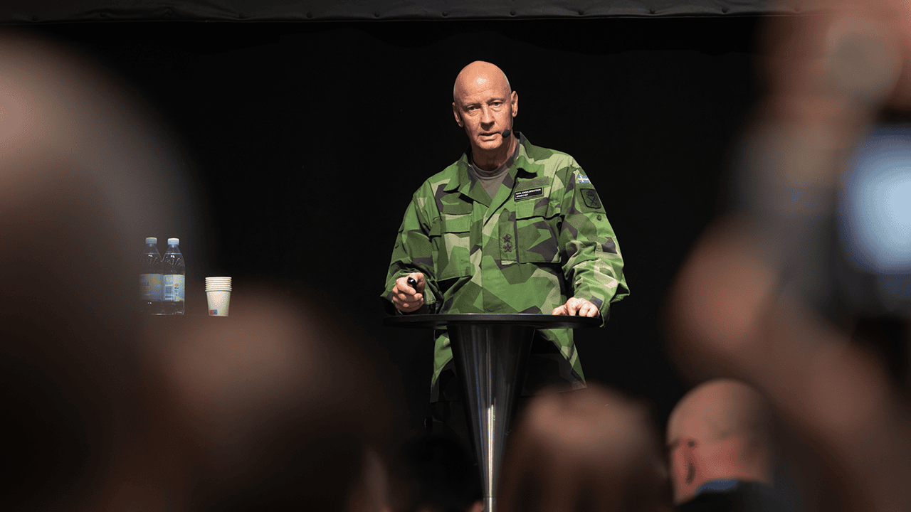 Arkivbild från SKYDD 2022 på Stockholmsmässan. Foto: Jens Reiterer.