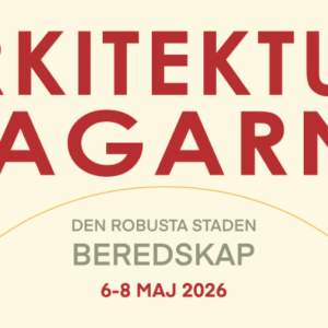 LIGGANDE ARKITEKTURDAGARNA 2026